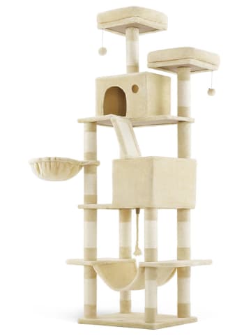 Songmics Krabpaal beige - (B)23 x (H)206 x (D)23 cm