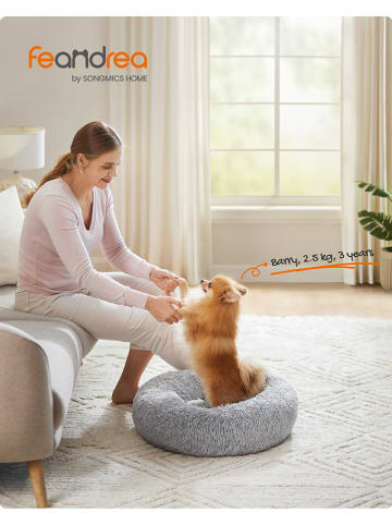 SONGMICS Hondenmand grijs - Ø 60 cm