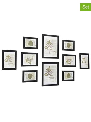 Songmics 10-delige set: fotolijsten zwart - (B)16 x (H)21,1 cm