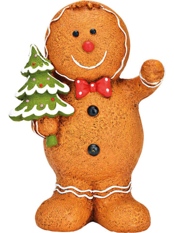 G. Wurm Dekoracja w kolorze jasnobrązowo-zielonym - 22 x 34 x 15 cm