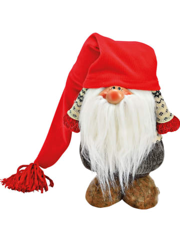 G. Wurm Figurka w kolorze czerwonym do siedzenia na krawędzi - 17 x 30 x 12 cm