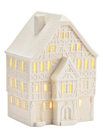 G. Wurm Windlicht "House" wit - (B)12 x (H)18 x (D)12 cm