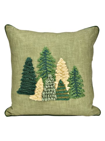 G. Wurm Kussenhoes "Christmas Tree" groen - (L)45 x (B)45 cm