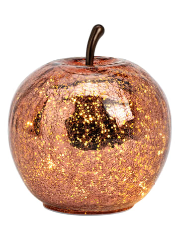 G. Wurm Decoledobject "Appel" lichtbruin - (H)17 x Ø 16 cm