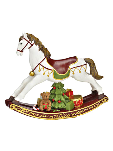 G. Wurm Dekofigur ''Rocking horse'' in Bunt - (B)30 x (H)25 x (T)8 cm