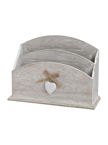 G. Wurm Briefhalter in Grau - (B)23 x (H)17 x (T)8 cm