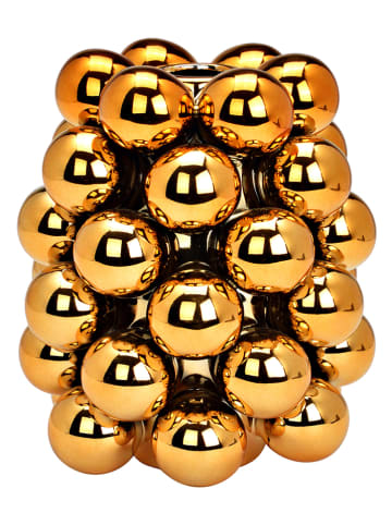 G. Wurm Vaas "Bubble" goudkleurig - (H)17 x Ø 14 cm