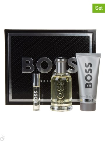 Hugo Boss 3tlg. Set: "Bottle" - 2 x EdT und Duschgel