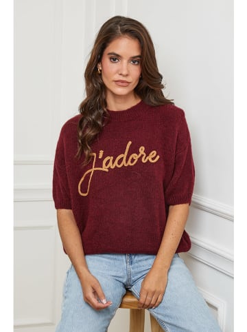 L'armoire de Suzette Sweter w kolorze bordowym