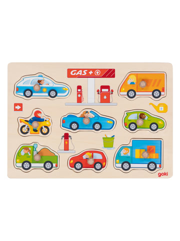 Goki 8-delige puzzel "Tankstation" - vanaf 2 jaar