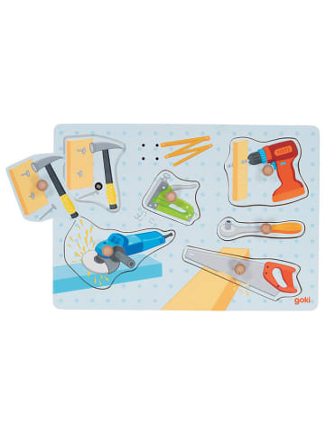 Goki Puzzel met geluid "Gereedschap" - vanaf 12 maanden