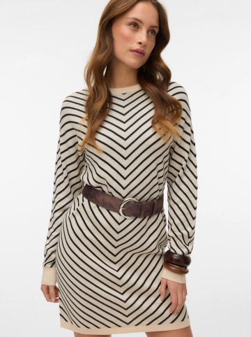 Vero Moda Sukienka w kolorze czarno-kremowym