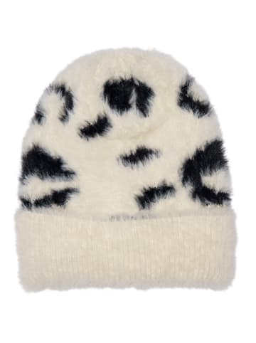 ONLY Mütze in Creme/ Schwarz