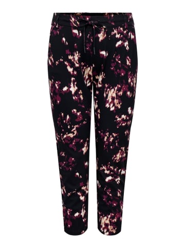 ONLY Carmakoma Broek zwart/paars