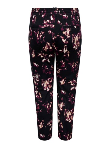 ONLY Carmakoma Broek zwart/paars