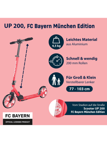 Hudora Scooter ""Up 200 - FC Bayern München Edition" - ab 4 Jahren