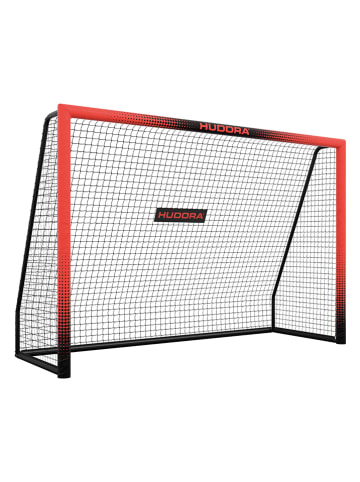 Hudora Fußballtor "Pro Tect 240 Advanced" in Schwarz/ Rot