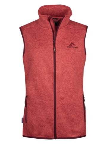Westfjord Fleece bodywarmer "Katla" rood