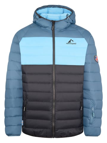 Westfjord Donsjas "Snaefell" zwart/lichtblauw/blauw