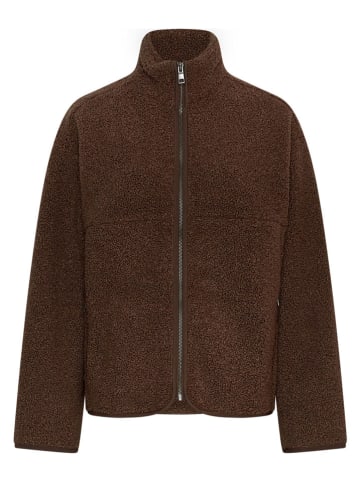 MOSS COPENHAGEN Teddyjacke "Letha" in Dunkelbraun