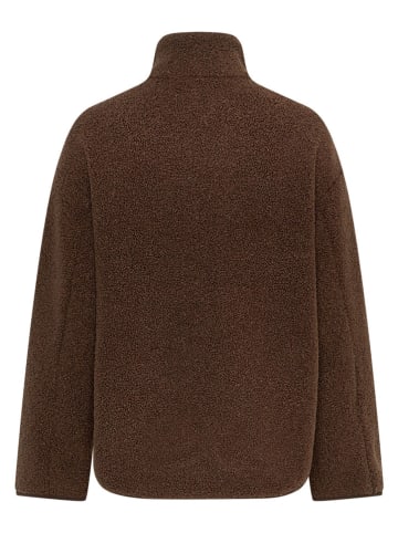 MOSS COPENHAGEN Teddyjacke "Letha" in Dunkelbraun