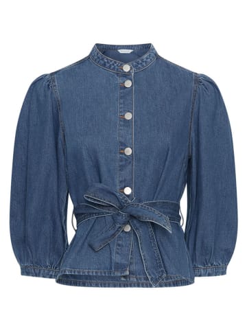 MOSS COPENHAGEN Jeansbluse "Rylan" in Blau