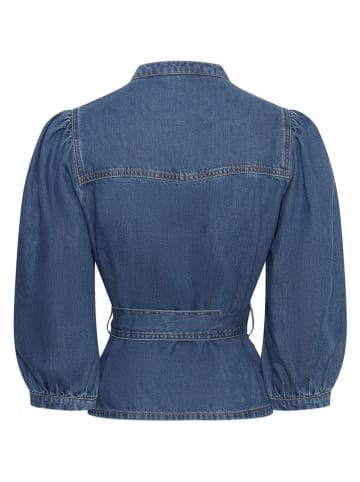 MOSS COPENHAGEN Spijkerblouse "Rylan" blauw