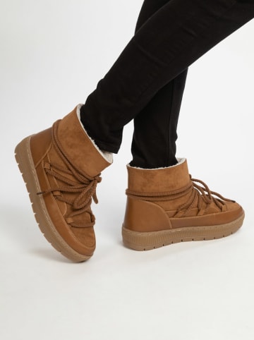 Bellucci Winterboots in Hellbraun
