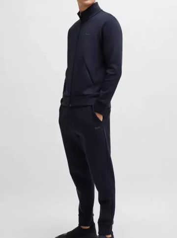 Hugo Boss Sweatjacke in Dunkelblau