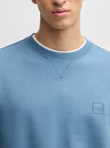 Hugo Boss Bluza w kolorze błękitnym