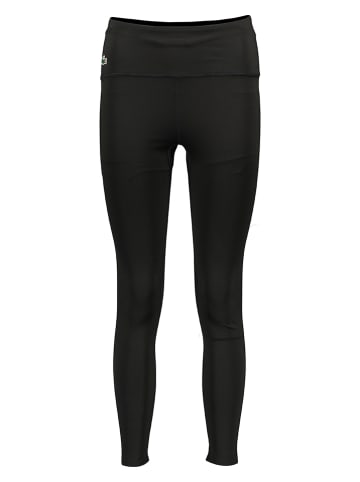 Lacoste Legginsy w kolorze czarnym