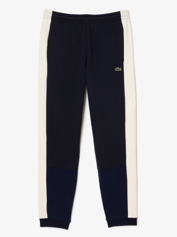 Lacoste Trainingsbroek donkerblauw/crème