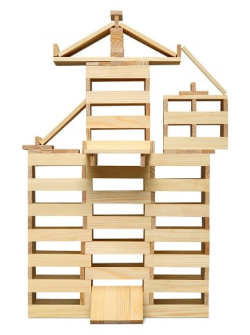 Micki 200-delige set: houten bouwstenen - vanaf 18 maanden