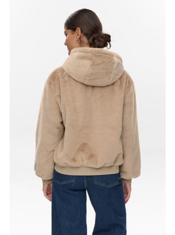 NÜMPH Teddyjacke "Numouris" in Hellbraun