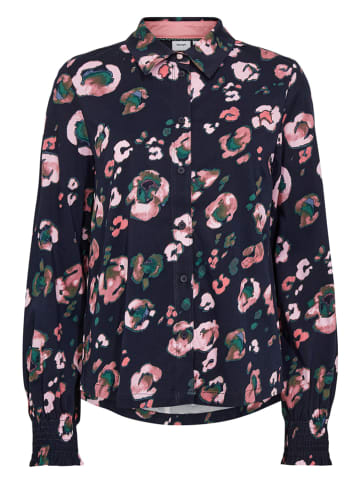 NÜMPH Blouse "Nuleana" donkerblauw