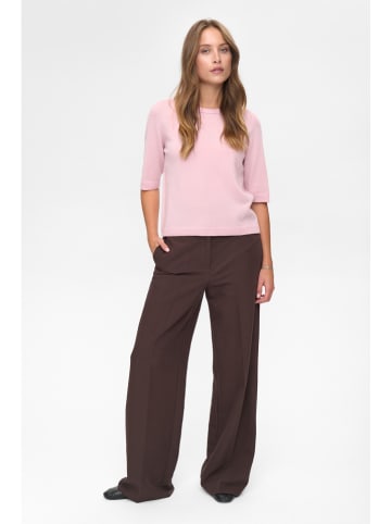 NÜMPH Wełniany sweter "Nukally" w kolorze jasnoróżowym