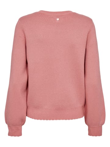 NÜMPH Sweter "Nubir" w kolorze jasnoróżowym