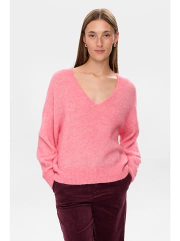 NÜMPH Sweter "Nuriette" w kolorze różowym