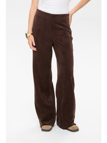 NÜMPH Marlenehose "Nuthea" in Dunkelbraun