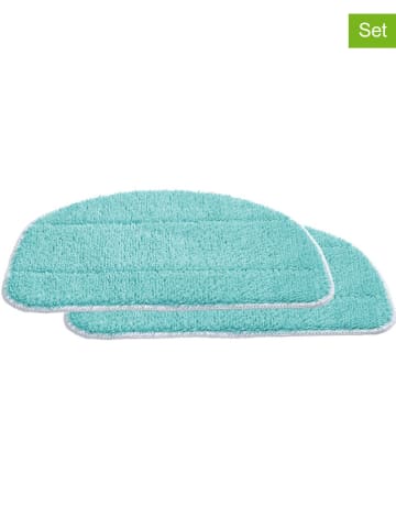 Leifheit Dweilpads voor stoomreiniger "CleanTenso Power" turquoise - 2 stuks
