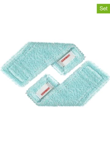 Leifheit 2-delige set: dweildoeken "Profi XL super soft" lichtblauw