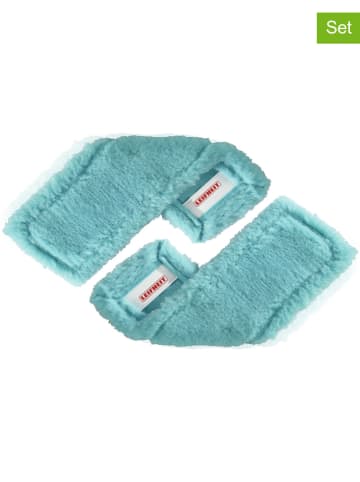 Leifheit 2-delige set: dweildoeken "Profi XL static plus" turquoise