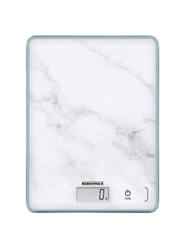 Soehnle Keukenweegschaal "KWD Page Compact 300" wit - (L)23,5 x (B)19 cm