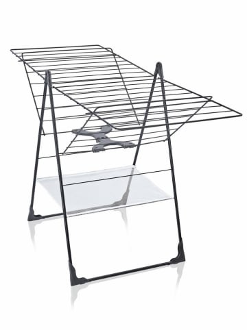 Leifheit Wasrek "Classic 250 Flex" in zwart - (B)151 x (H)94 cm