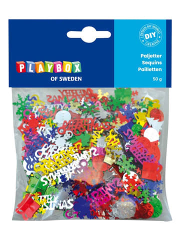 Playbox Cekiny (50 g) "Christmas" - 3+