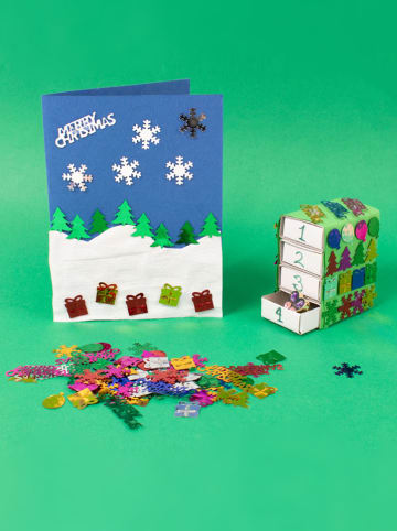 Playbox Pailletten "Christmas" in Bunt, 50 g - ab 3 Jahren