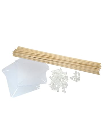 Playbox Zestaw "Windrad" w kolorze beżowo-białym do majsterkowania