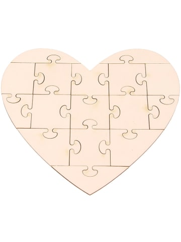SUNNYSUE 16tlg. Holz-Puzzle "Herz" - ab 3 Jahren