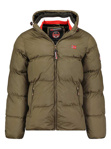 Geographical Norway Doorgestikte jas "Ancelo" kaki