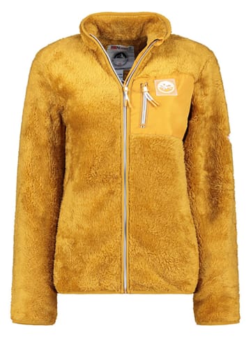 Geographical Norway Fleece vest "Precious" mosterdgeel